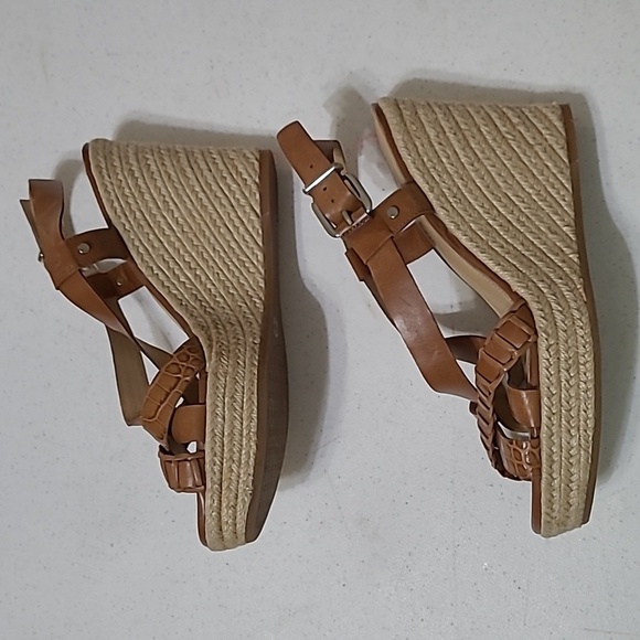 Antonio Melani strappy platform wedge sandals size 8.5 - Picture 2 of 12